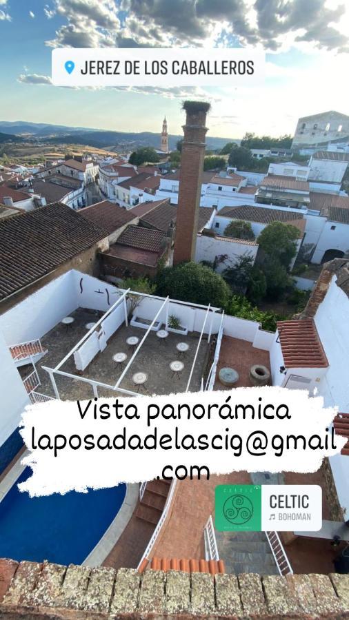 Hotel Rural La Posada De Las Cigueenas เฮเรส เด ลอส คาบาลเญรอส ภายนอก รูปภาพ